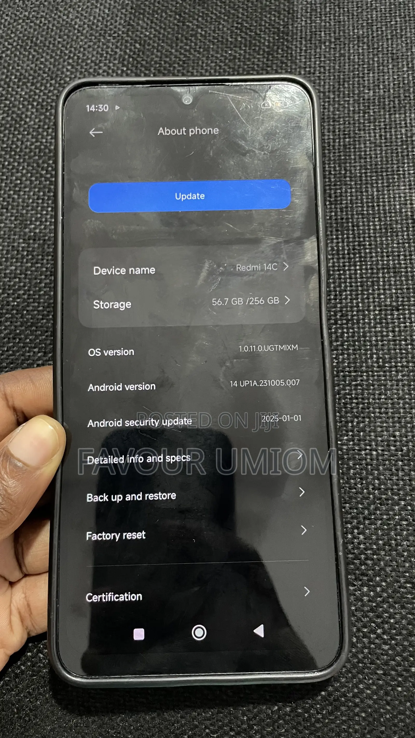 Xiaomi Redmi 14C 256 GB Black