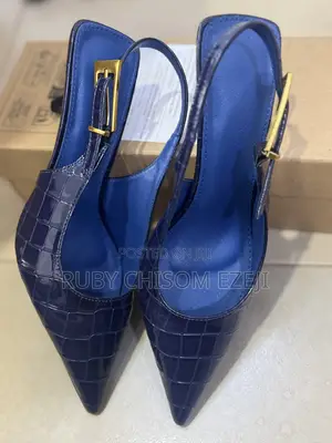 Blue Heel Shoe