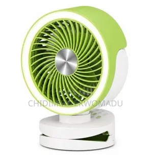 Taigexin Rechargeable Desktop CLip Table Fan With Ring Light TGX-3504