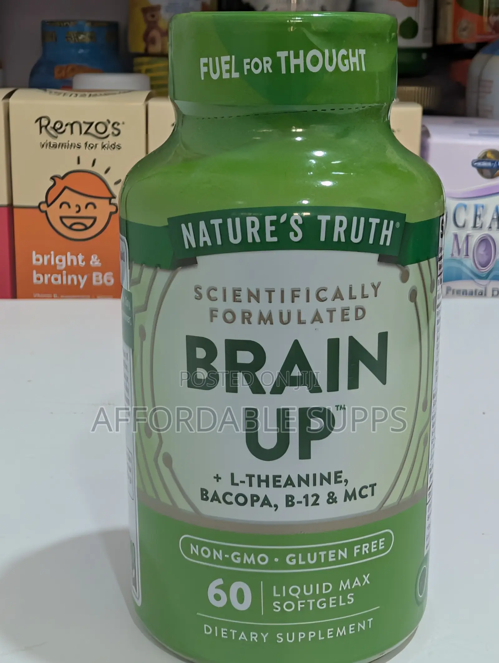 Nature’s Truth Brain Up – Focus & Memory Support, 60 Softgels