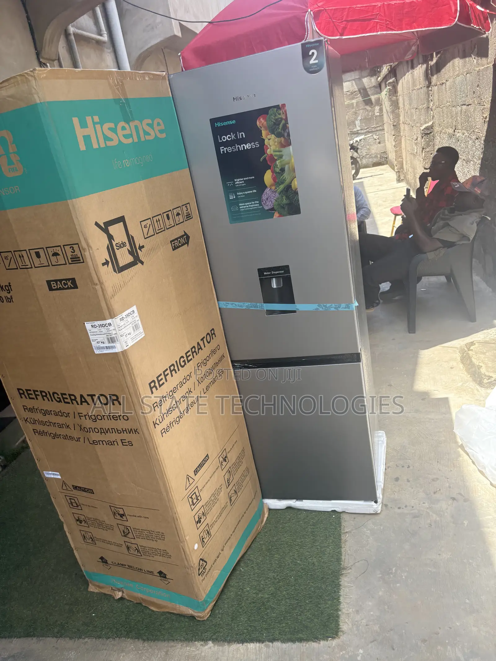 Hisense RD-35DCB Refrigerator With Water Dispenser Feature