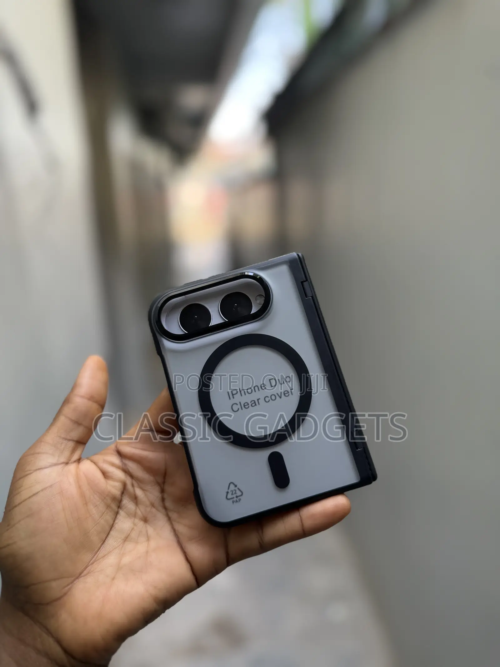 Ultra Thin Translucent Magnet Case for iPhone Duo
