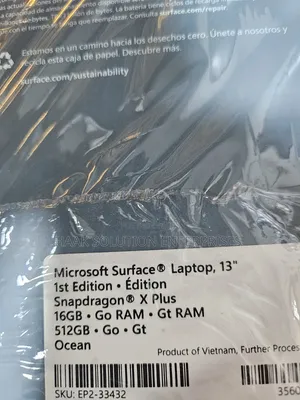 New Microsoft Surface Laptop 16GB Qualcomm Snapdragon X Plus SSD 512GB