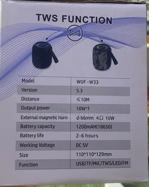 Portable Wireless Speaker