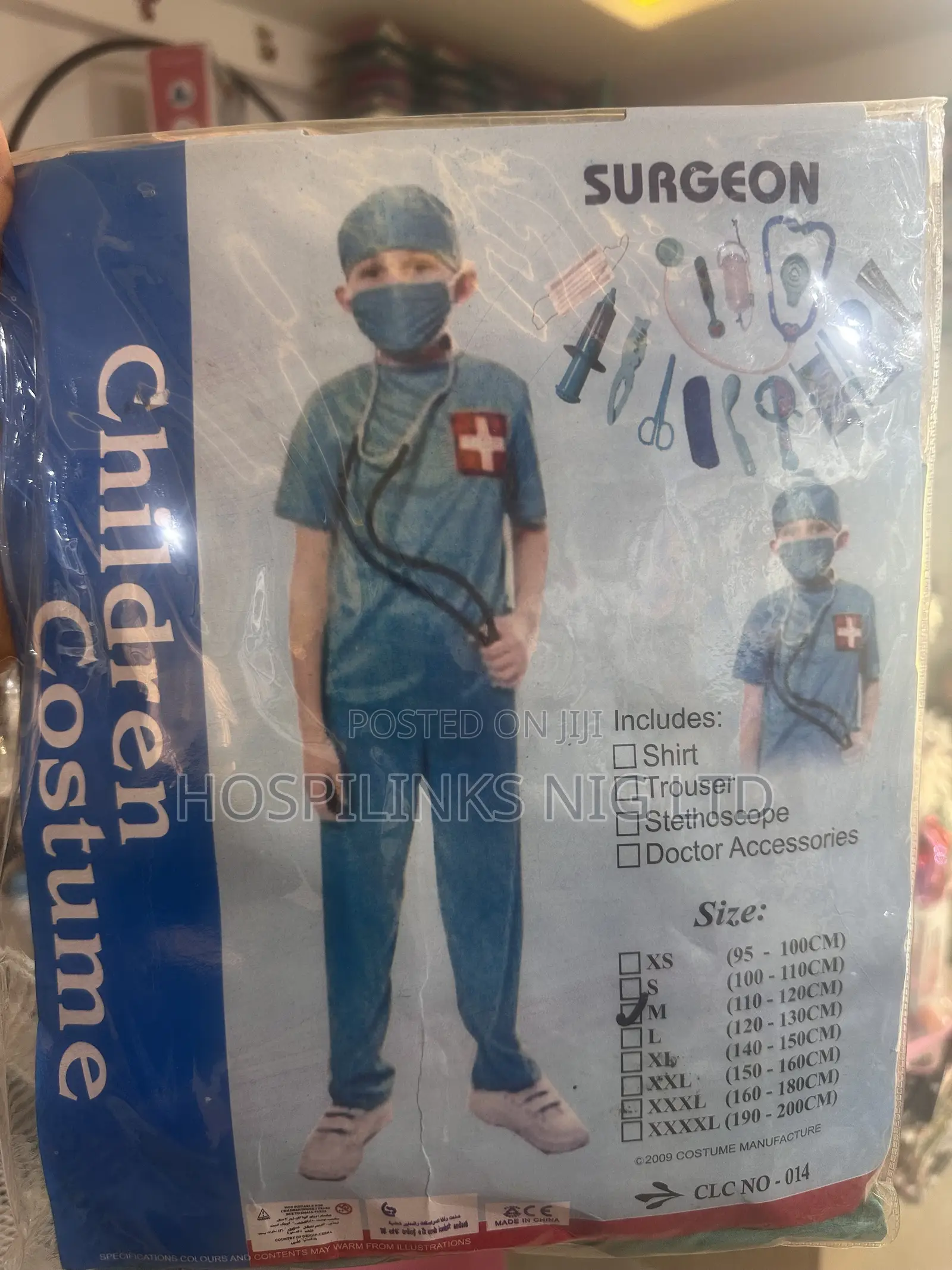 Surgeon Children Costume