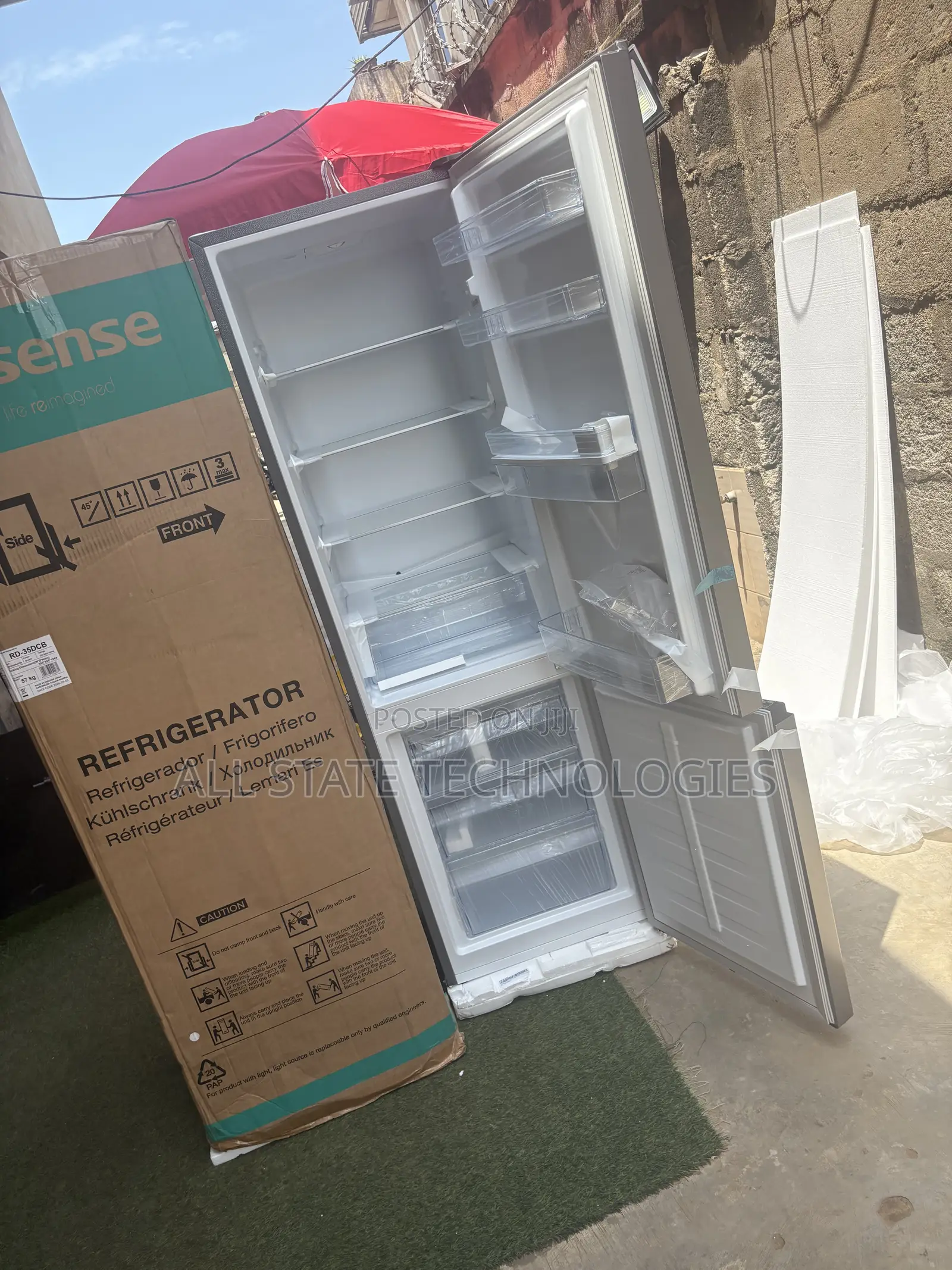 Hisense RD-35DCB Double Door Fridge With Water Dispenser System