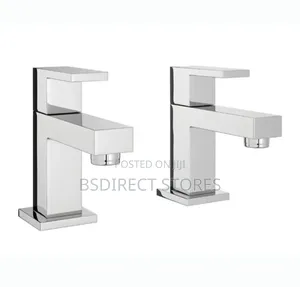 Wickes Kubic Chrome Ultra Modern Rectangular Basin Taps