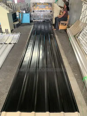 Black Longspan Aluminium Roofing Sheet 0.45mm - Original Thick