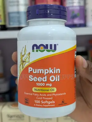 NOW Foods Pumpkin Seed Oil 1000mg – 100 Softgels