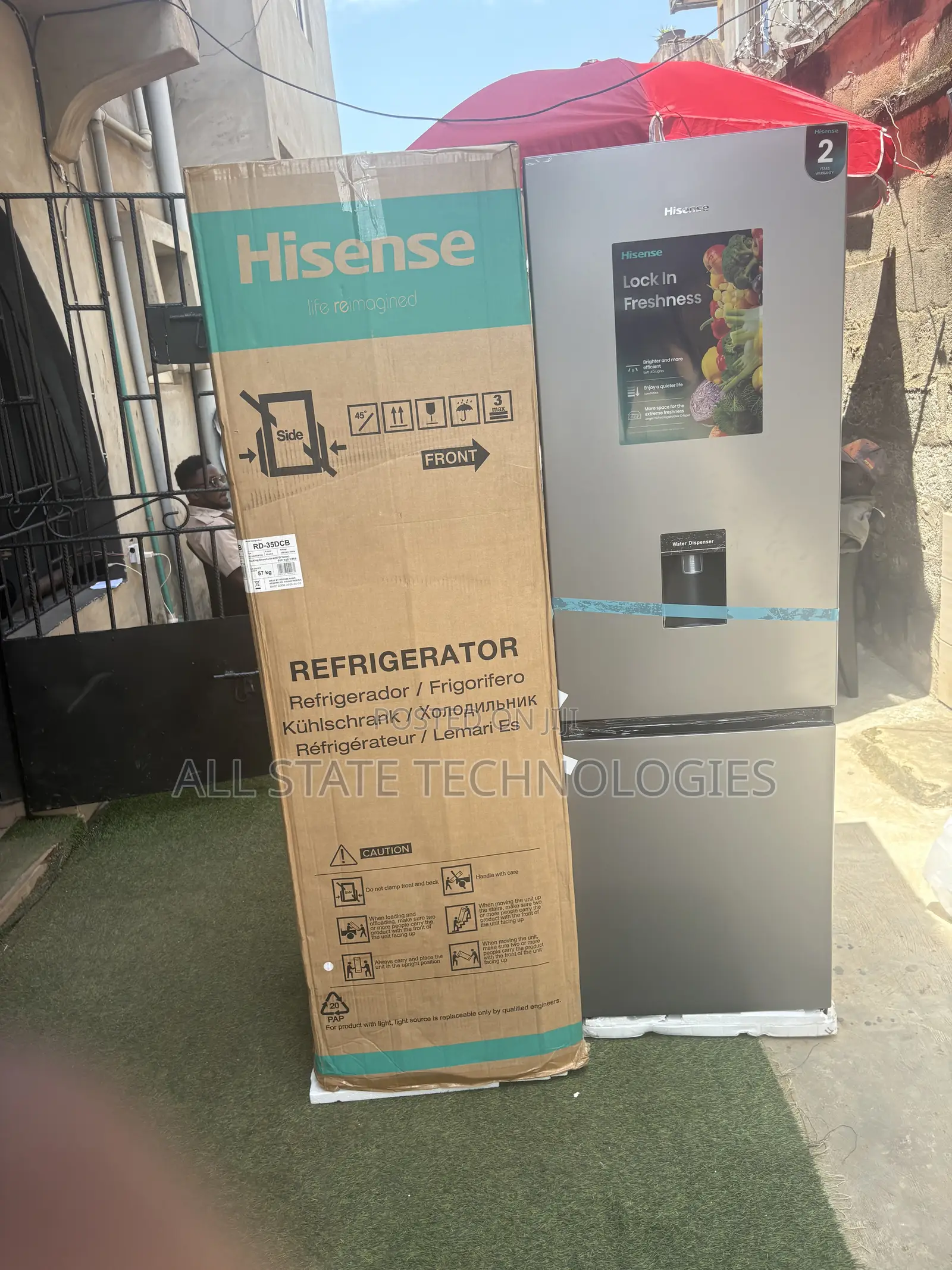 Hisense RD-35DCB Refrigerator With Practical Double Door Design