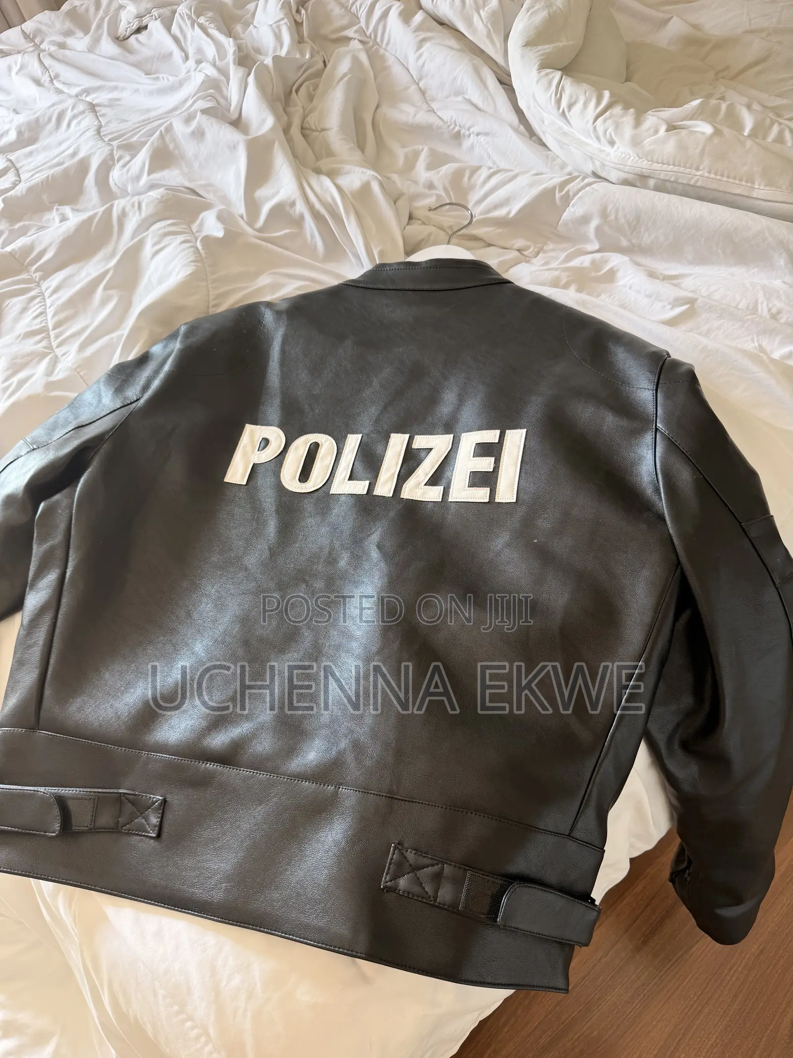 Vetements Polizei Leather Jacket