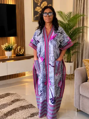 Ladies Ankara Gown With Asoke