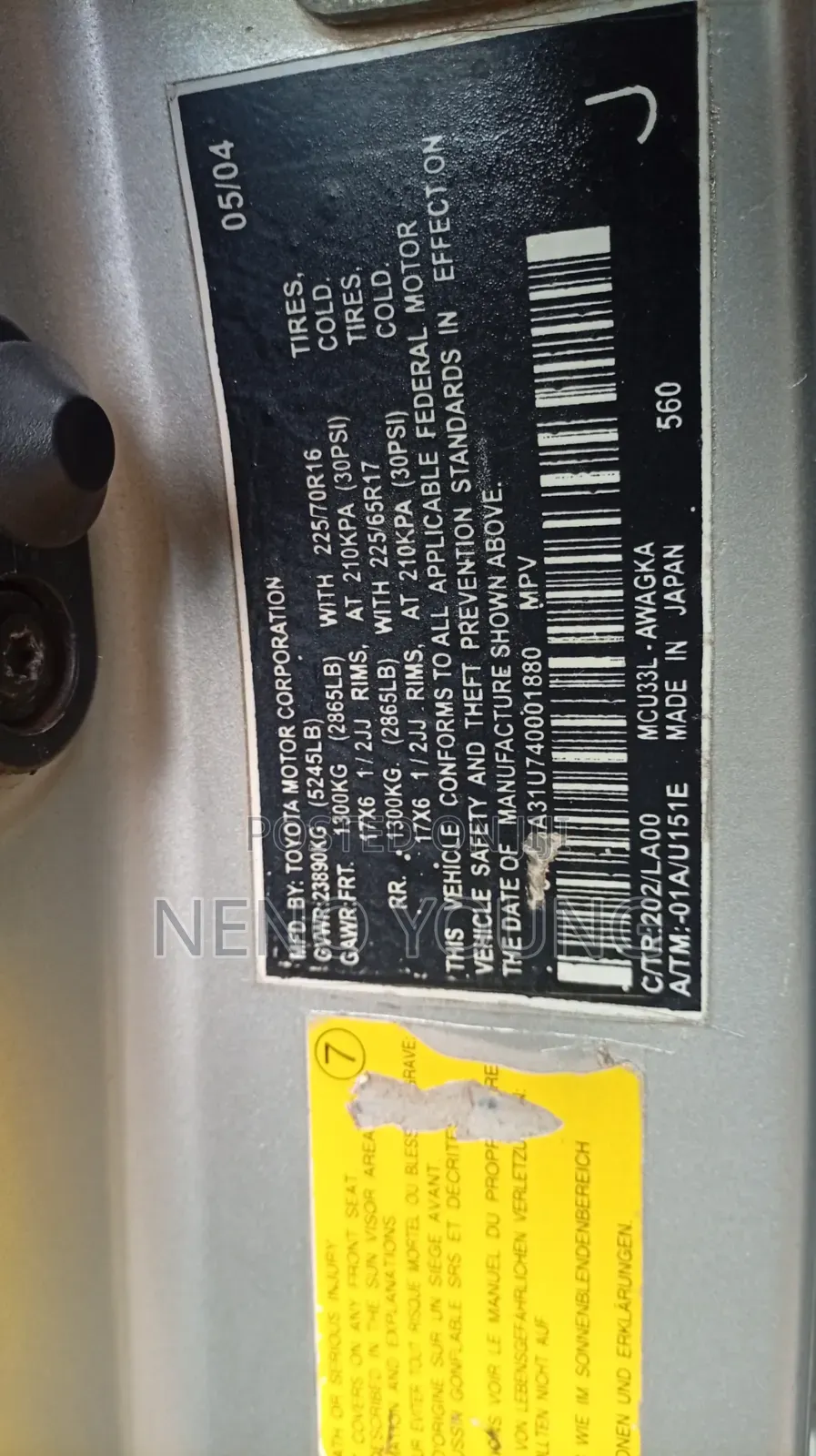 Lexus RX 2005 Silver