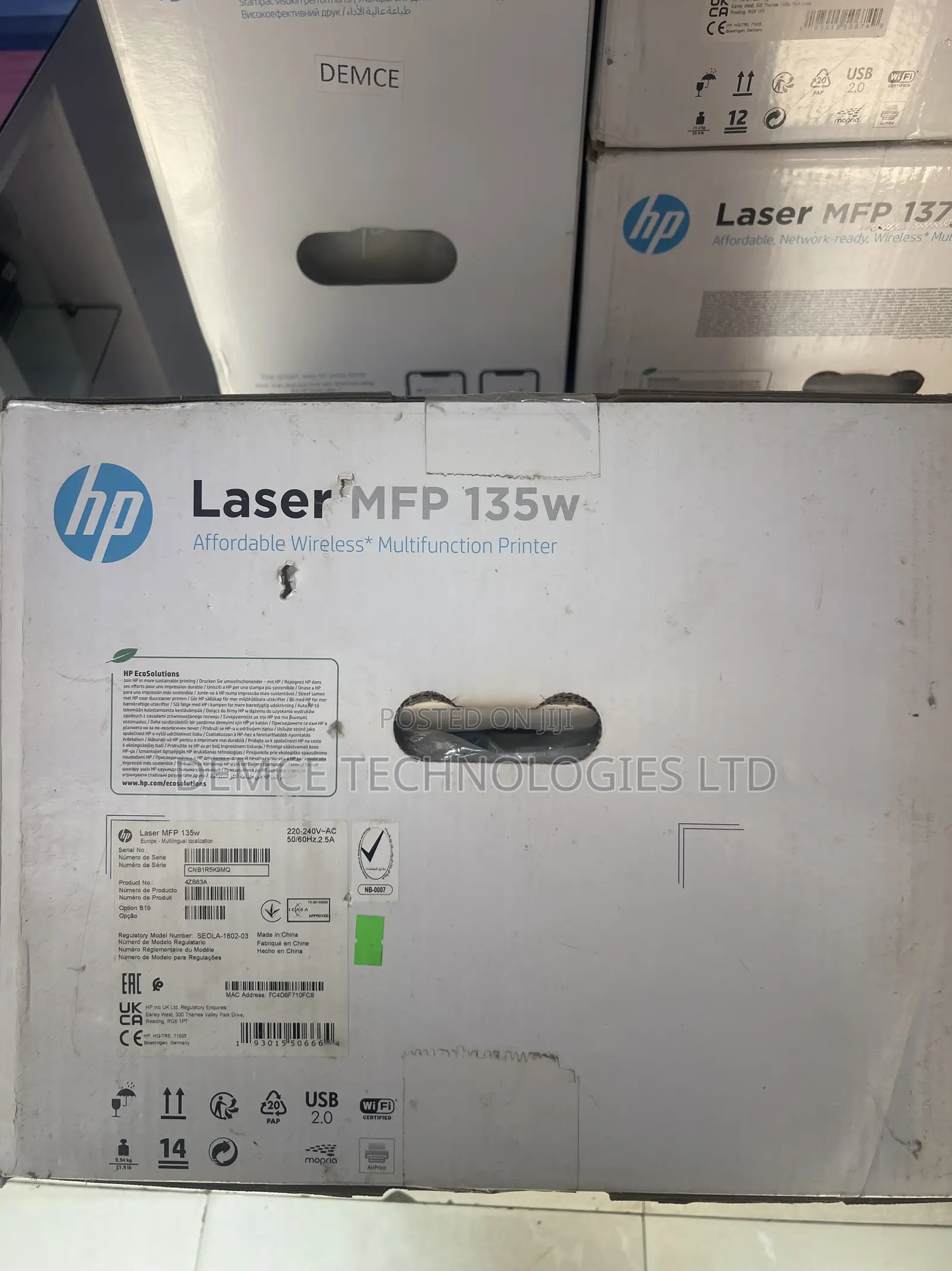 HP Laserjet MFP 135w Printer