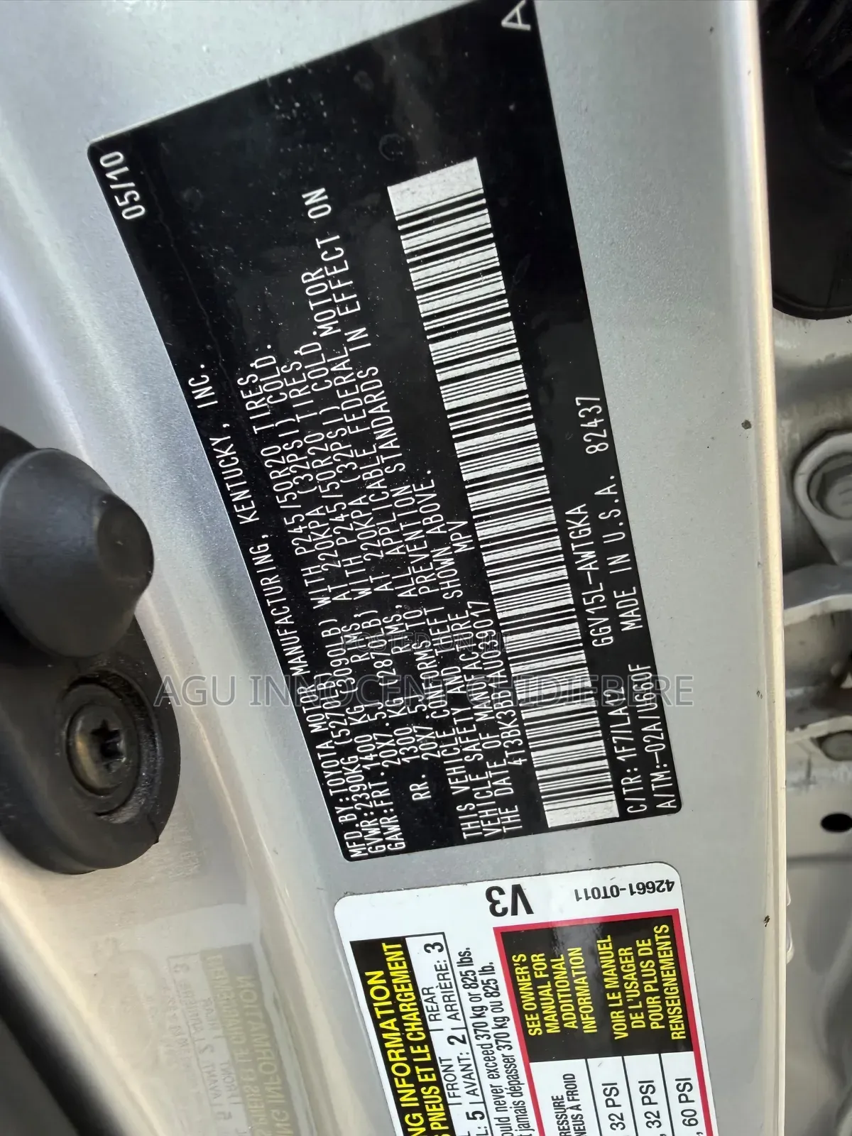 Toyota Venza 2011 Silver