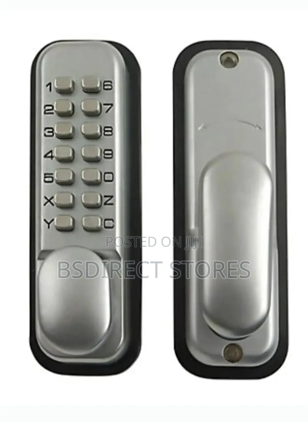 Yale Locks Push Button Door Lock Chrome Finish Hold Open Function