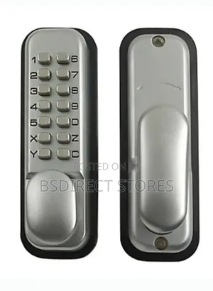 Yale Locks Push Button Door Lock Chrome Finish Hold Open Function