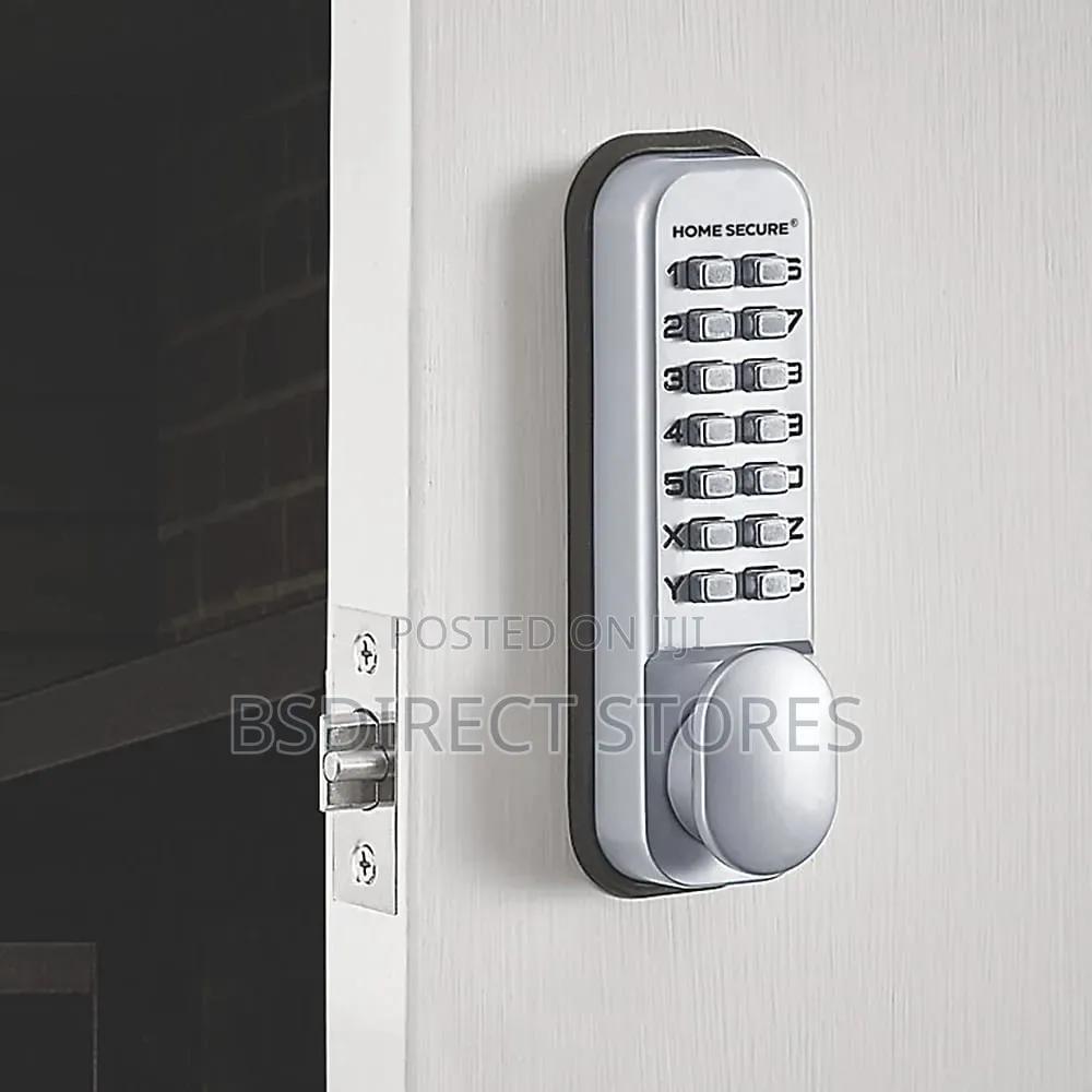 Yale Locks Push Button Door Lock Chrome Finish Hold Open Function