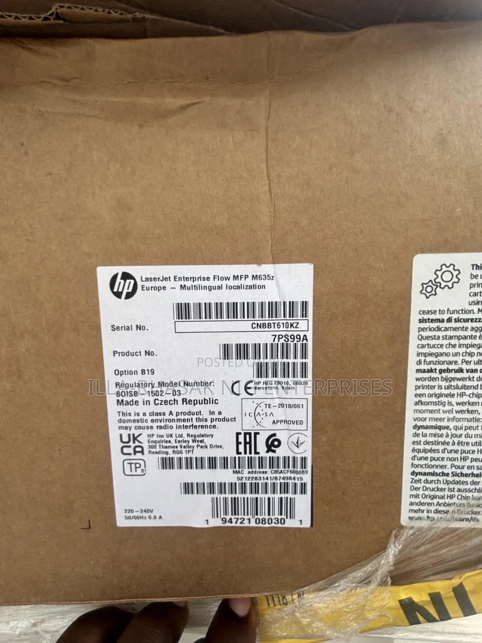 Laserjet M635z
