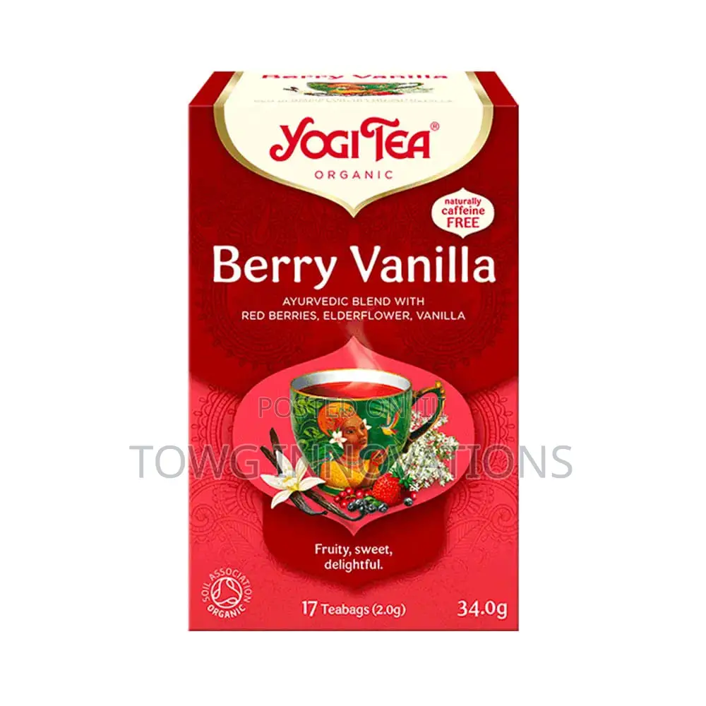 YOGITEA - Organic Berry Vanilla 17 Tea Bags