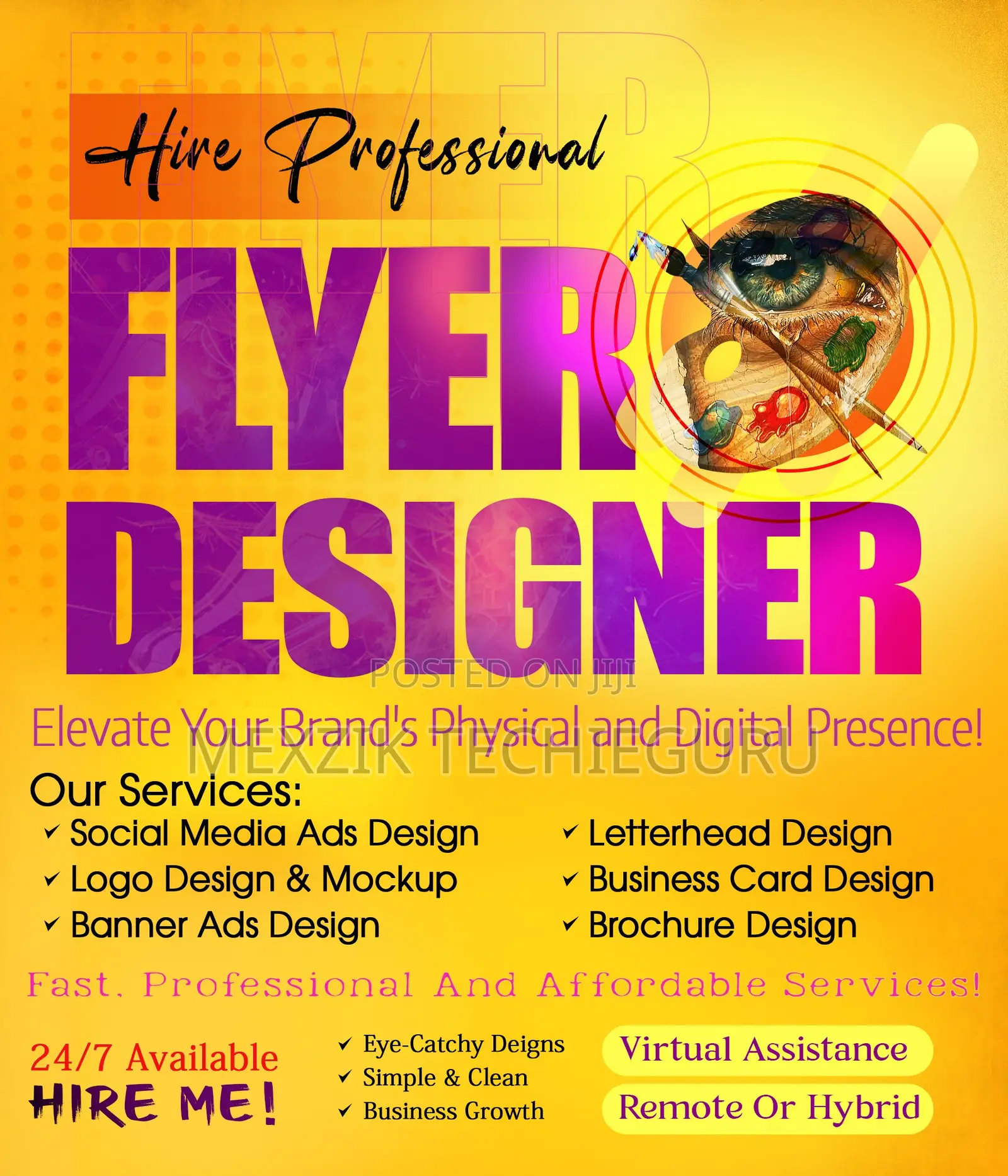 Flyer Design Services || Premium Visuals for Growing Brands