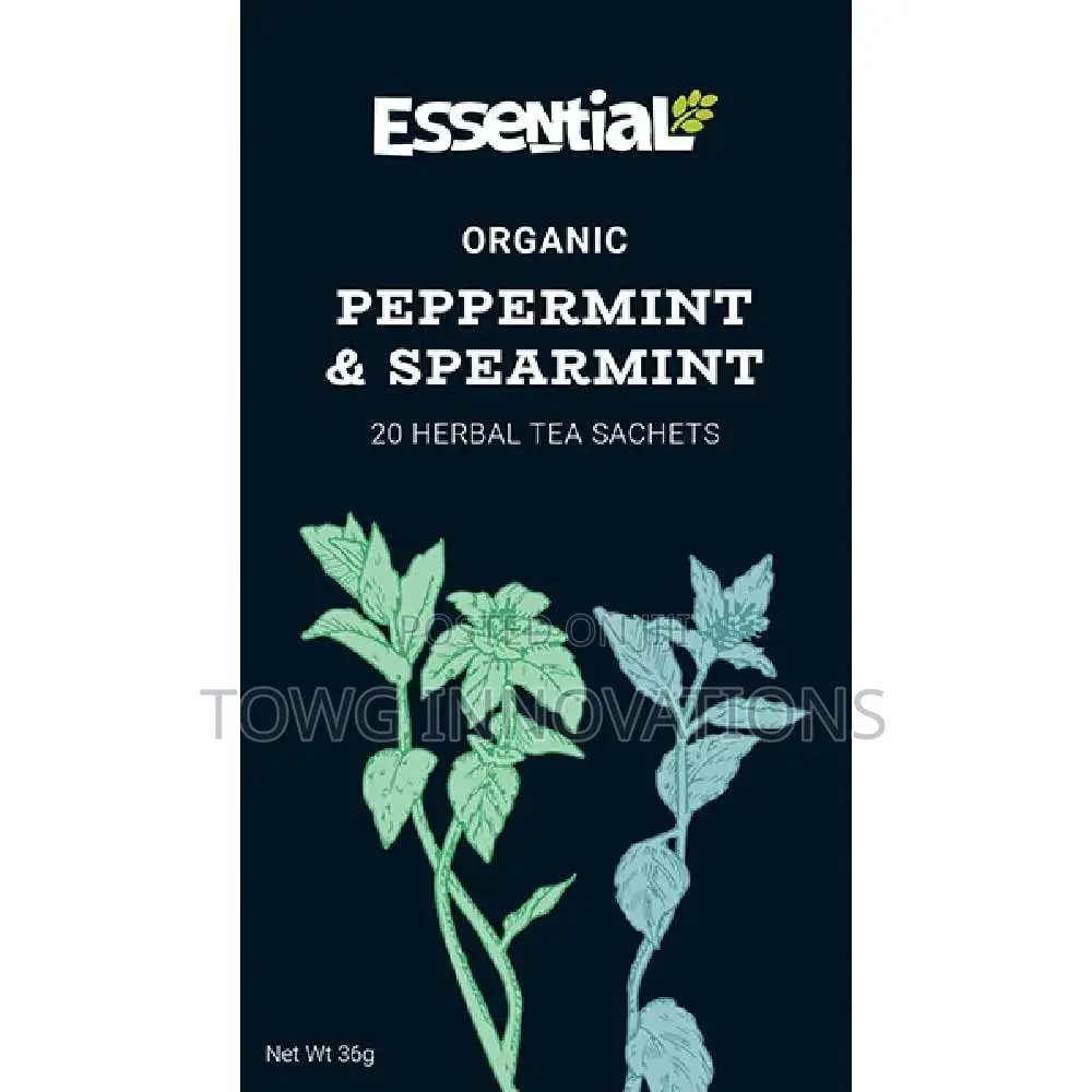 ESSENTIAL - Organic Peppermint and Spearmint Tea Bags