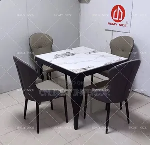 New Update: Brand New Imported Dining Marble Table With Four Chairs.