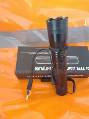 Rechargeable Police-Style Self-Defense Flashlight