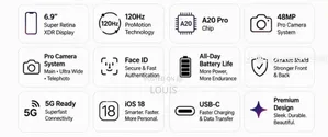 New Apple iPhone 18 Pro Max 1 TB Blue