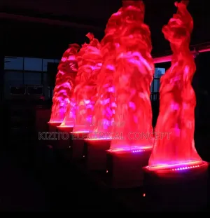 Full Color RGB 20W Led Silk Flame Lamp Remote Control