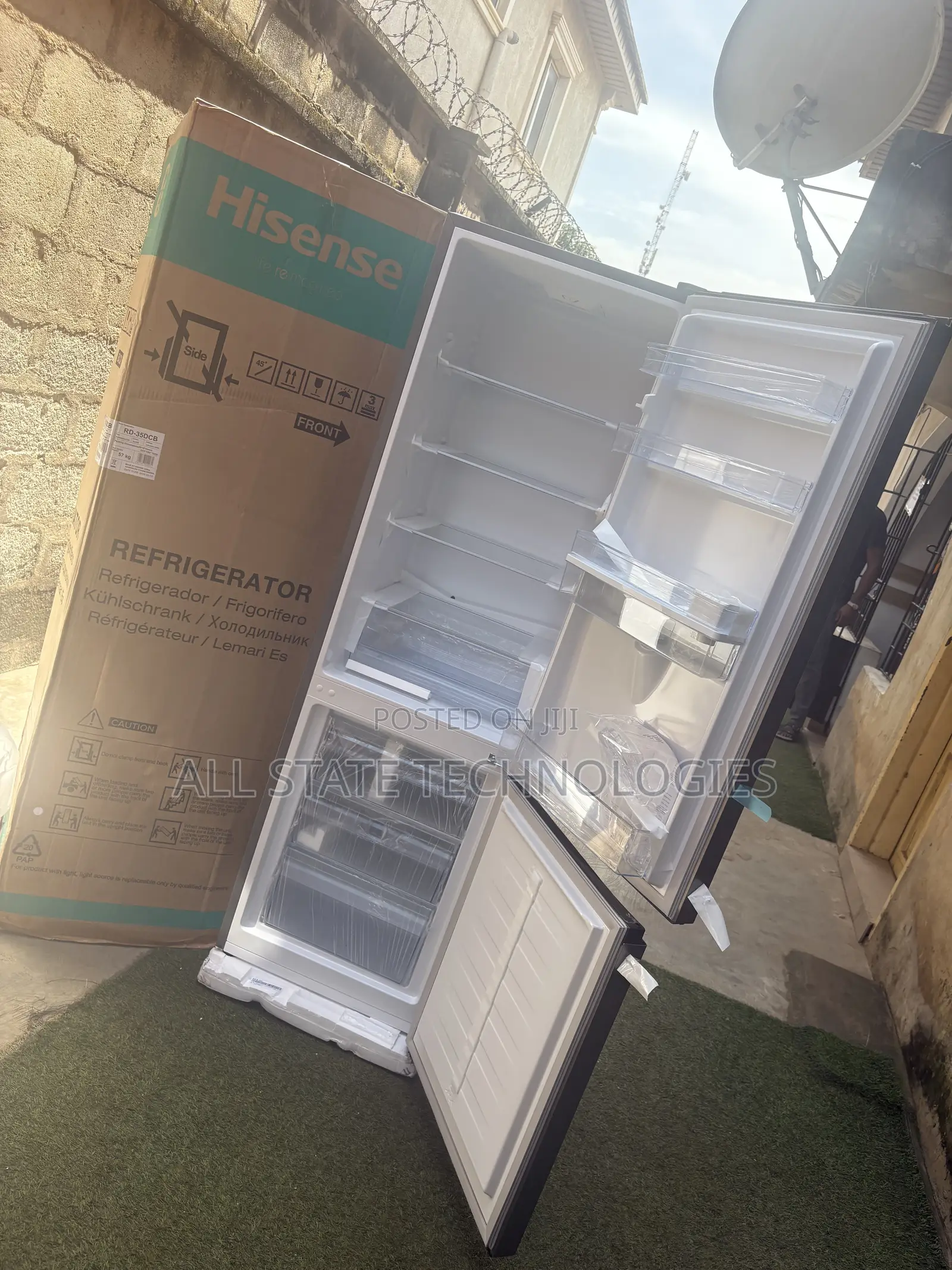 Hisense RD-35DCB Home Fridge With Double Doors and Dispenser