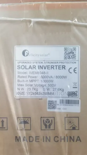 Felicity Solar 8kva 48v Hybrid Inverter With Inbuilt 10000w MPPT