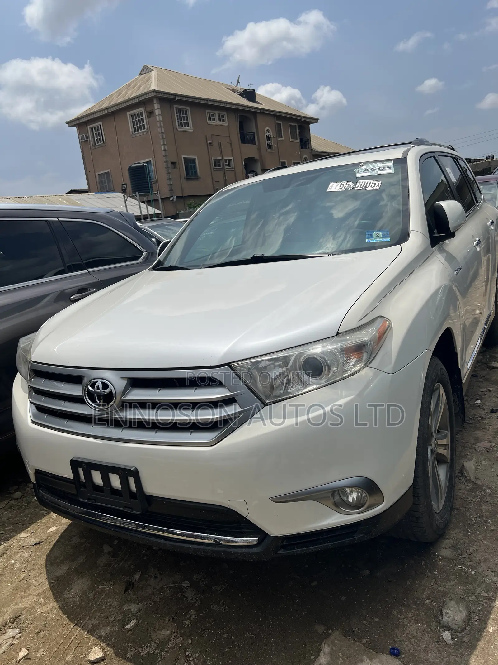 Toyota Highlander Limited 2012 White