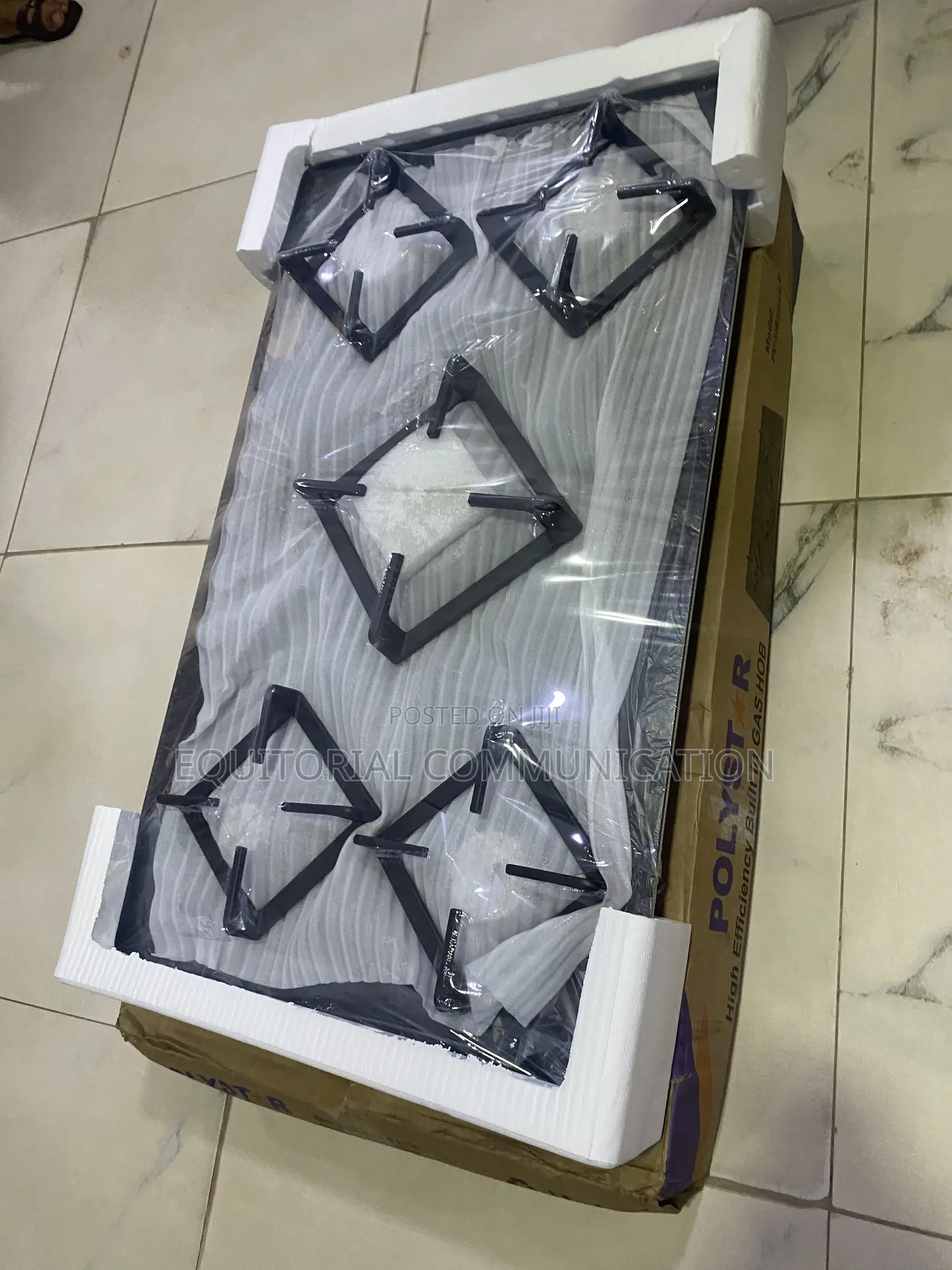 Polystar Five-Gas-Burner Hob for Modern Home Kitchens