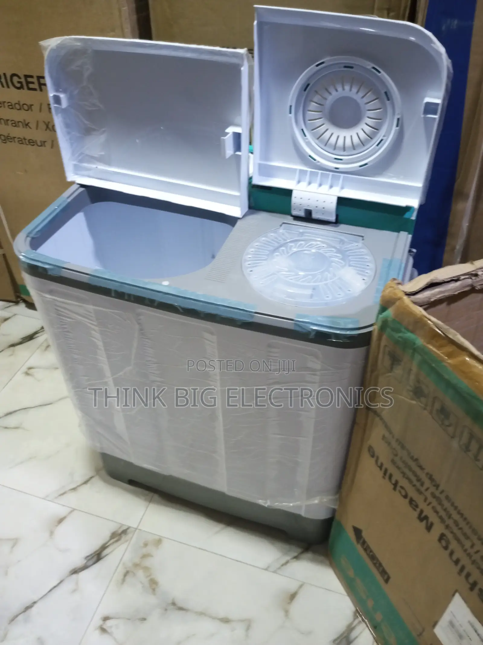 Hisense Laundry Machine With Separate Wash and Spin Tubs