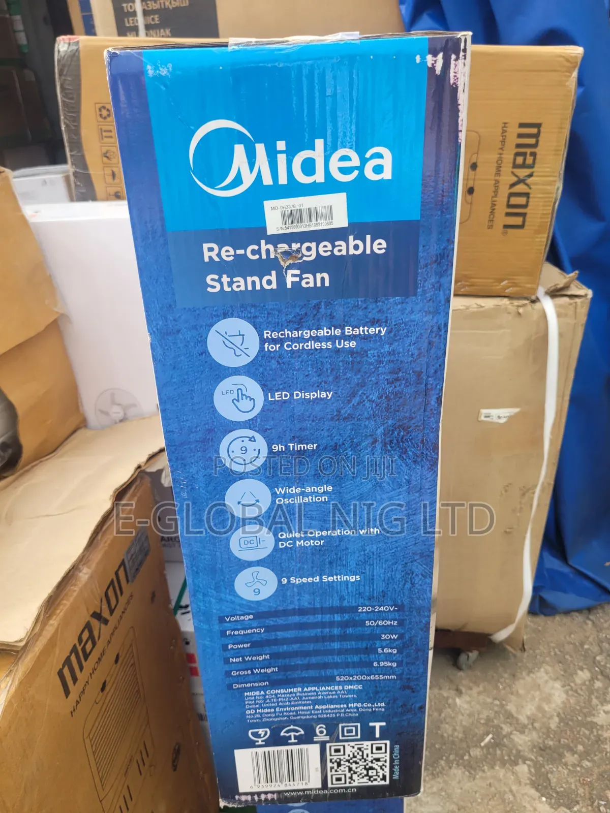 Mideast Rechargeable Fan