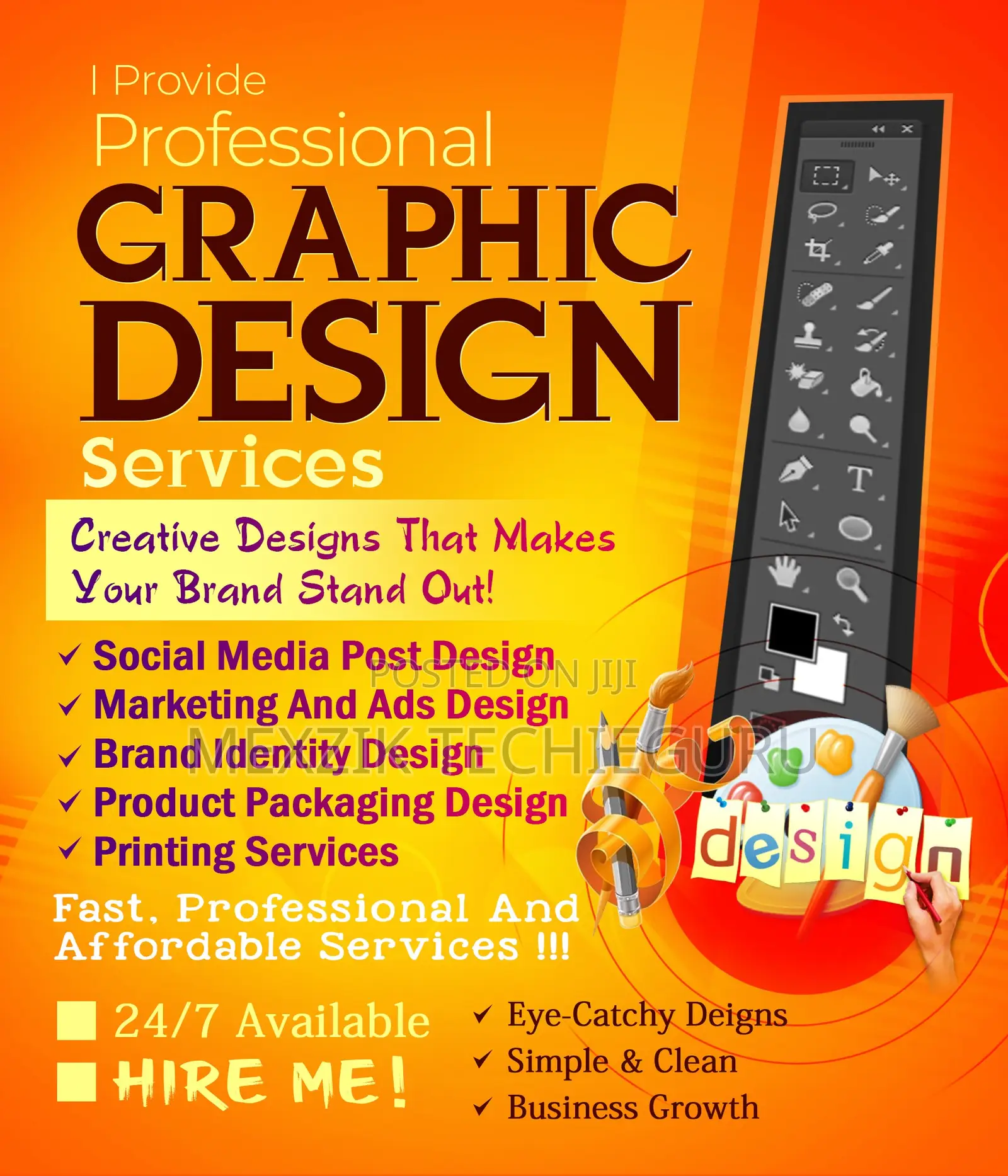 Graphic Design Services (Monthly Package)