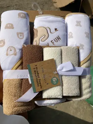 Hooded Flannel and Washcloths
