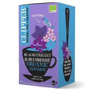 CLIPPER - Organic Blackcurrant and Blueberry Infusion Tea Bags