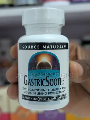 Source Naturals GastricSoothe Zinc L-Carnosine – 60 Capsules