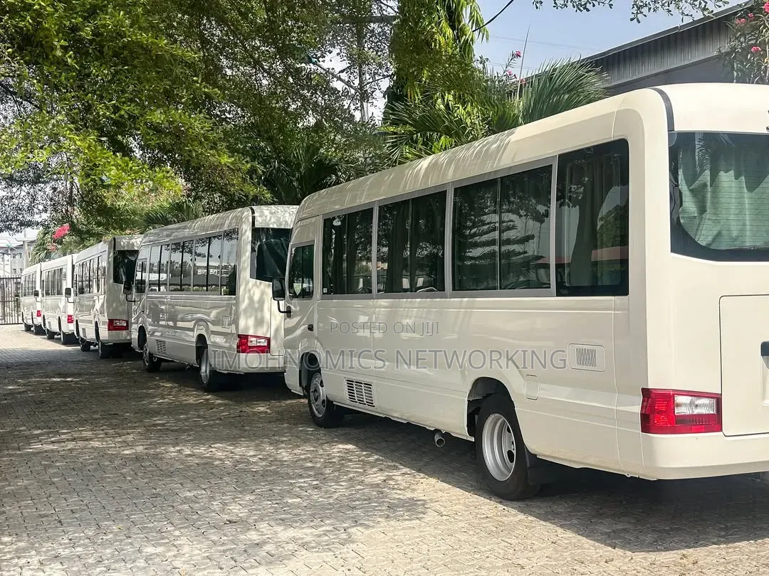 New Toyota Coaster 2025 White