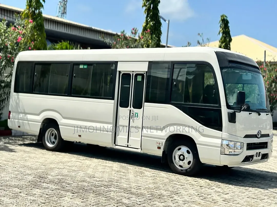 New Toyota Coaster 2025 White