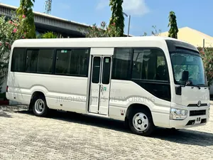 New Toyota Coaster 2025 White