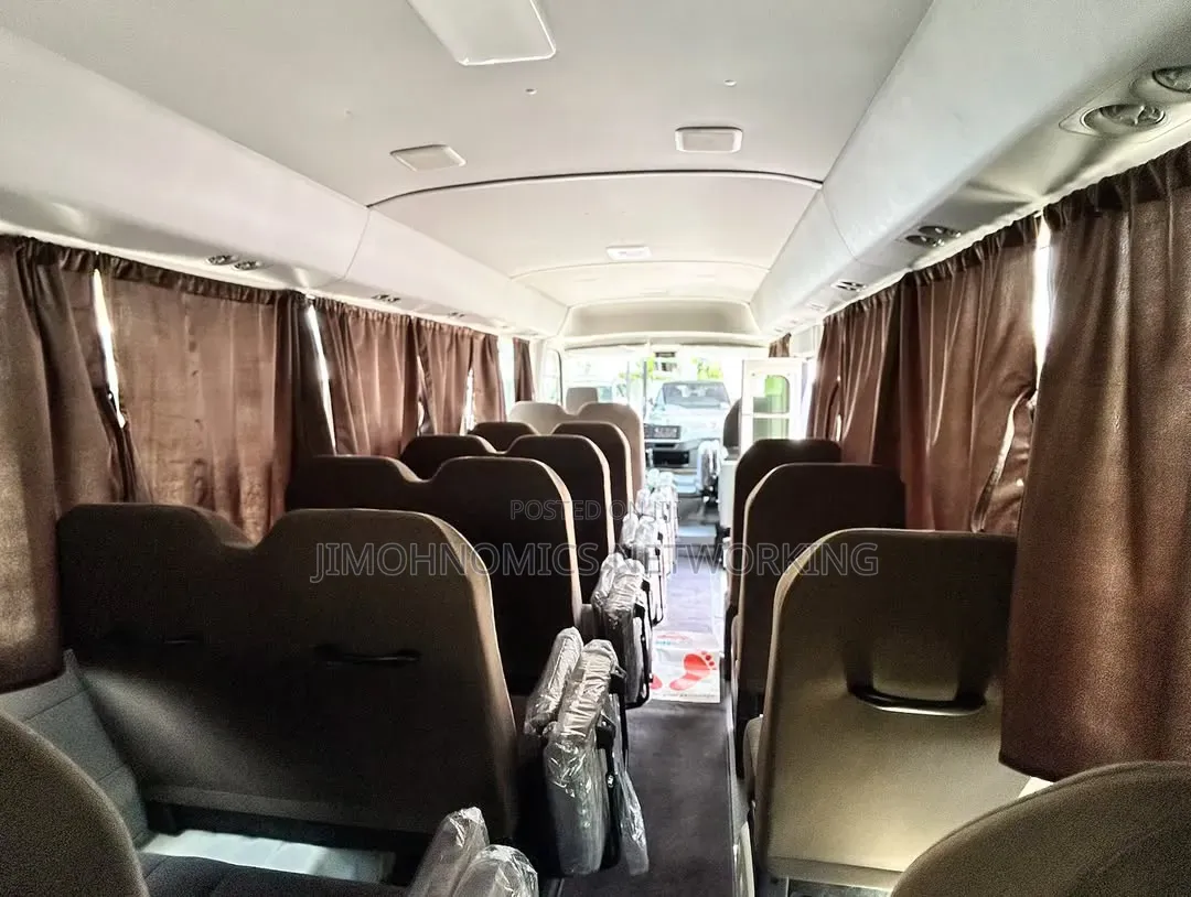 New Toyota Coaster 2025 White