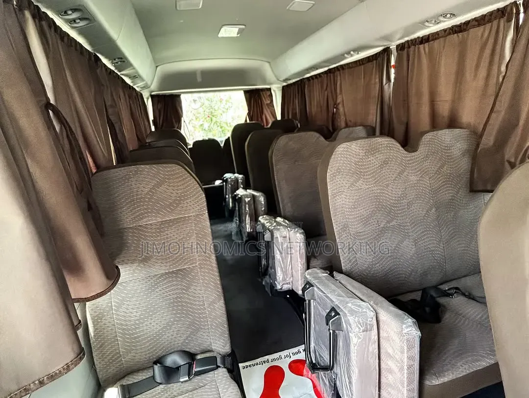 New Toyota Coaster 2025 White