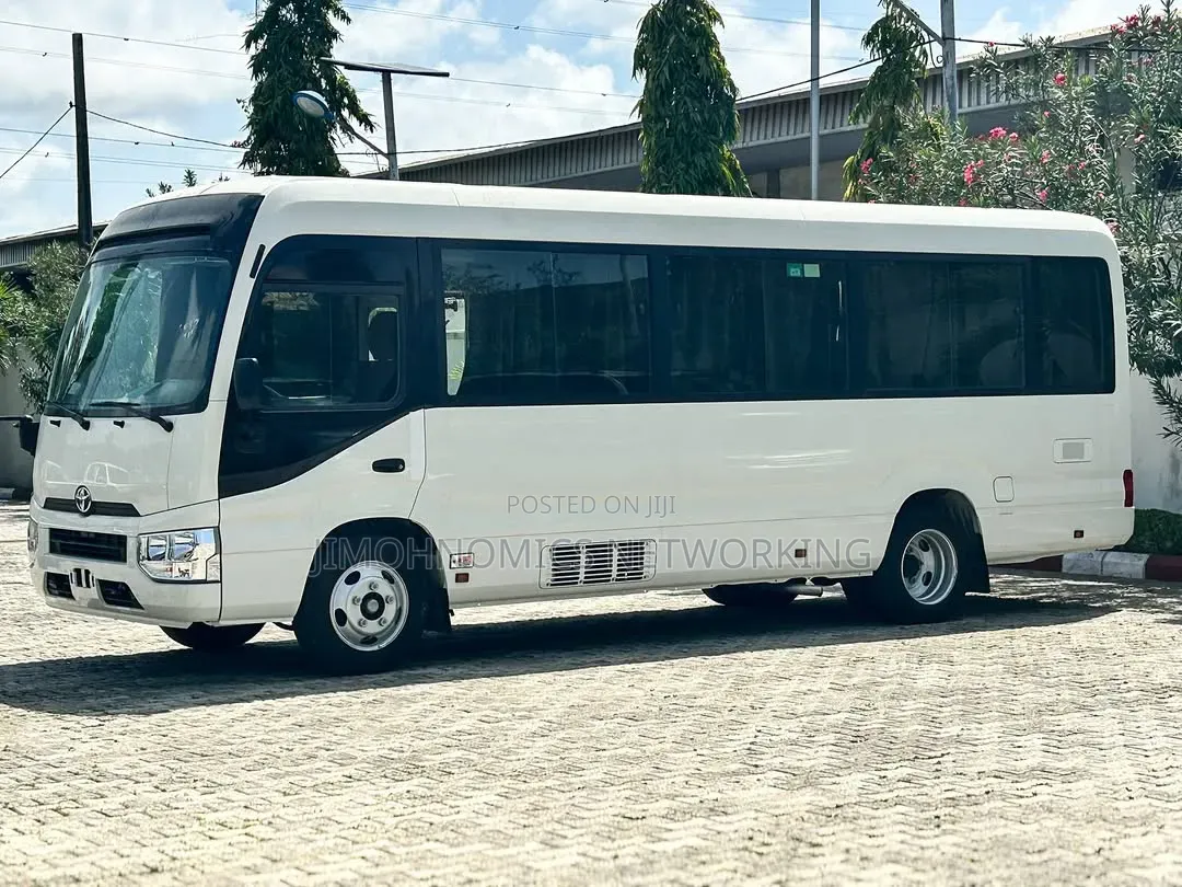 New Toyota Coaster 2025 White