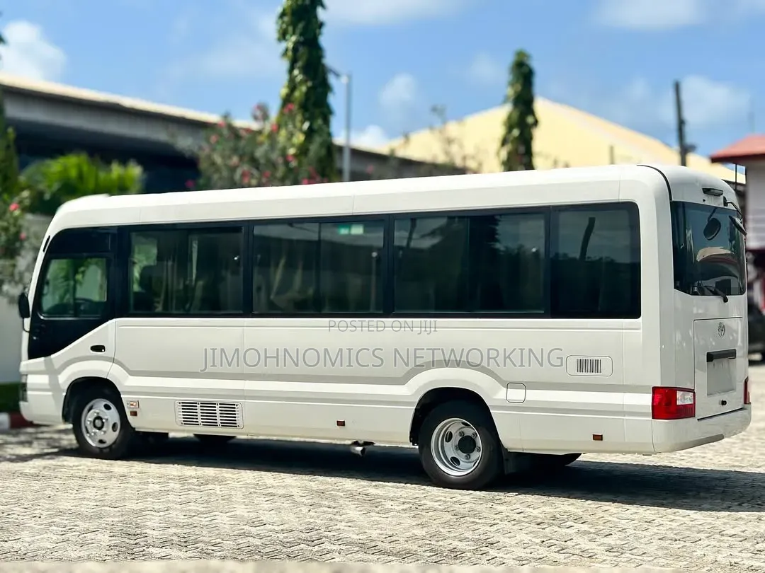 New Toyota Coaster 2025 White