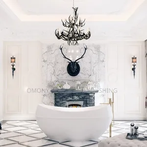 Adonis Freestanding Whirlpool Bathtub (With Body Jets)