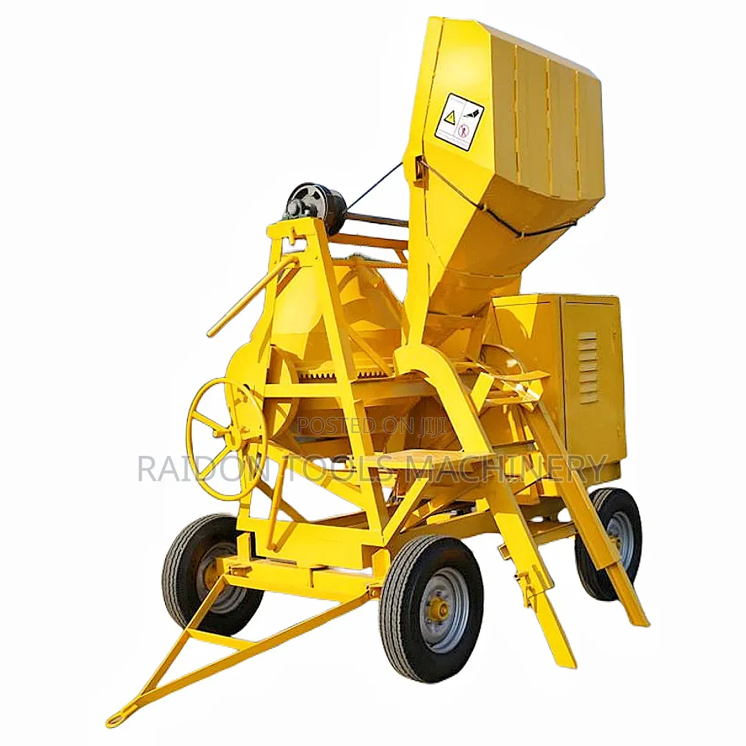 Concrete Mixer With Hoist