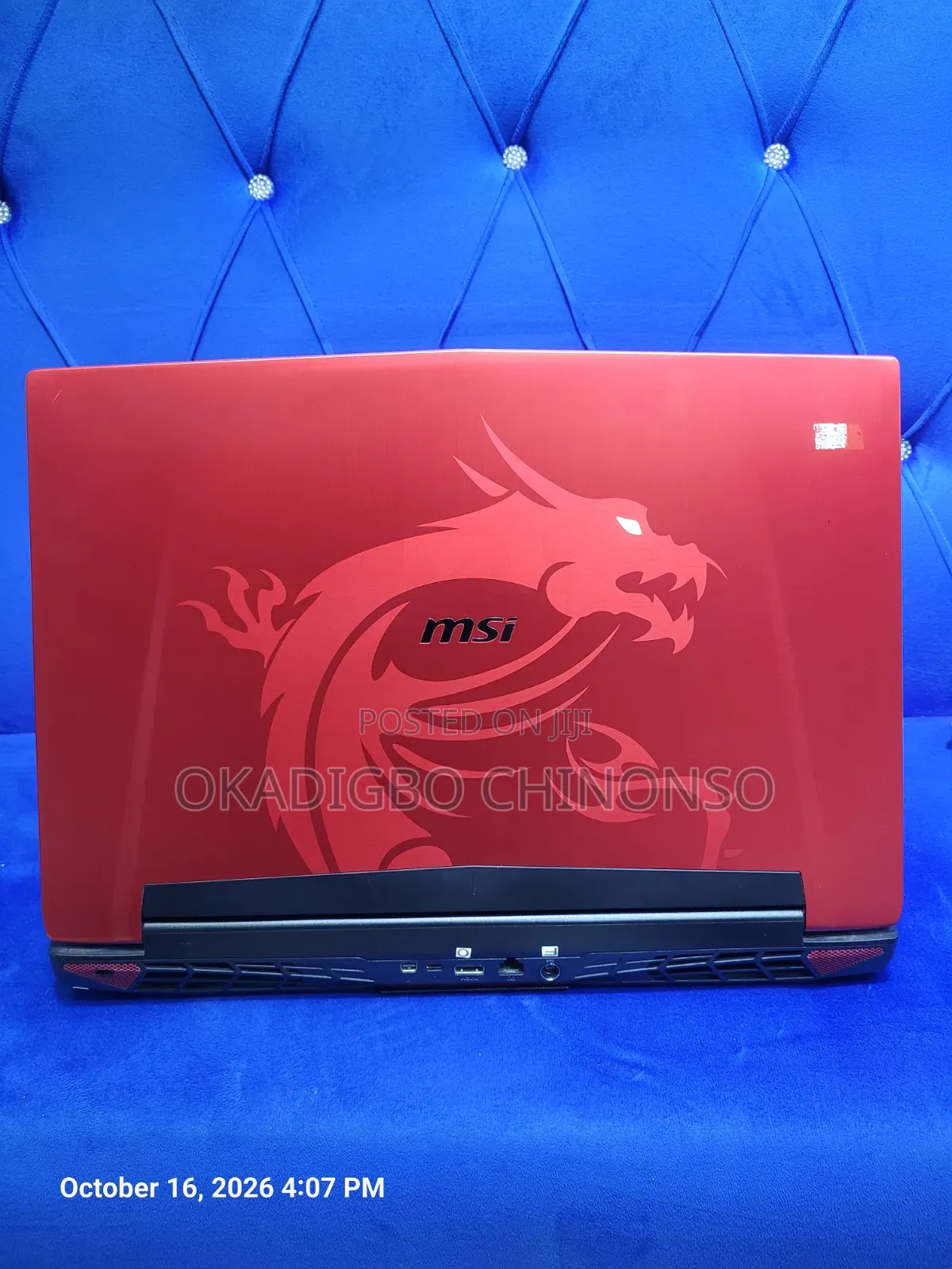 Laptop MSI GT729 16GB Intel Core i7 SSD 512GB